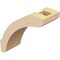 Ekena Millwork 3-inch W x 8-inch D x 8-inch H Lafayette Rough Cedar Woodgrain TimberThane Knee Brace, Primed BRCUR03X08X08LFTRCPR - alternate 6